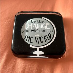 Inspirational Black and Gray paper weight